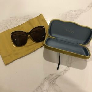 Gucci Oversized Cat Eye Sunglasses